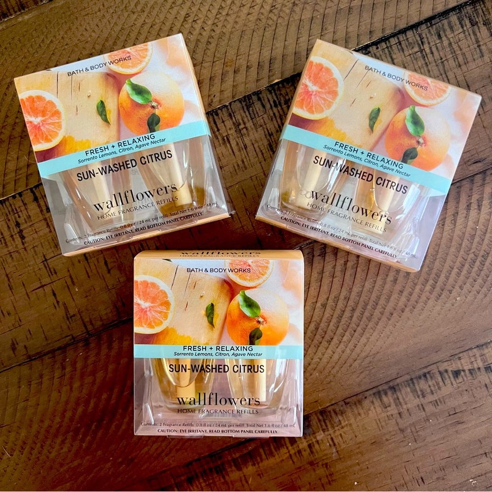 ⭐️NIB⭐️ Sun-Washed Citrus Bath and Body Works Wallflowers